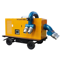 Silent type diesel driven pump with trailer 